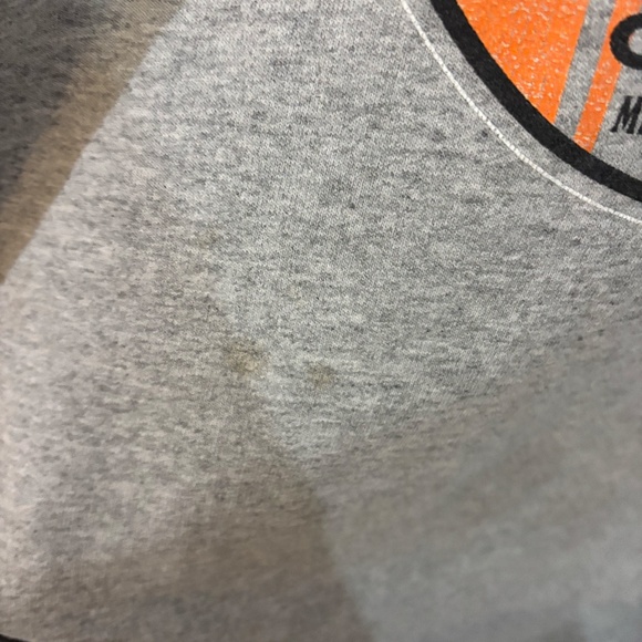 gray vintage Harley Davidson sweatshirt - amazing graphic - Picture 2 of 6